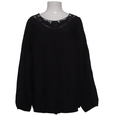 Blouse (Noir) de Zizzi Polyamide, Viscose