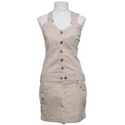 Dungaree dress (Beige) from Brooker Cotton, Elastane