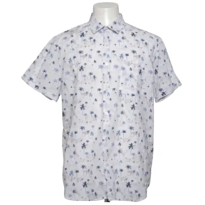 Kurzarmhemd (Weiß, Blau) von Emilio Denim Baumwolle