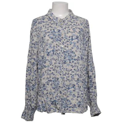 Shirt (Beige, Blue, White) from Isay Viscose