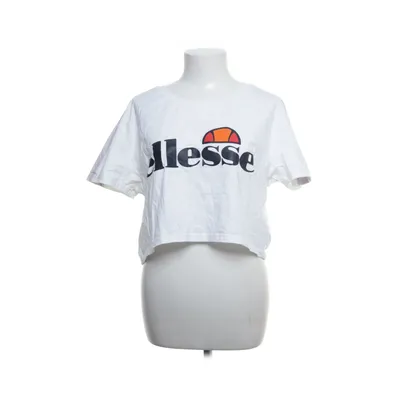 Crop top (Wit, Meerkleurig) van Ellesse Katoen