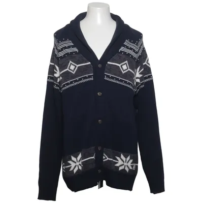 Cardigan (Blue, White) from Dobber Acrylic, Cotton