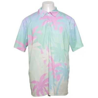 Pikétröja (Grön, Rosa, Gul) Polyester