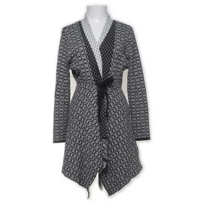 Omlottkofta (Svart, Vit) från Happy Holly Bomull