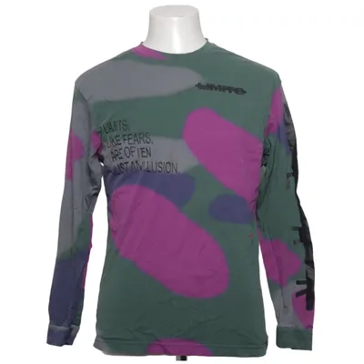 T-shirt à manches longues (Vert, Violet, Gris) de Jordan Coton