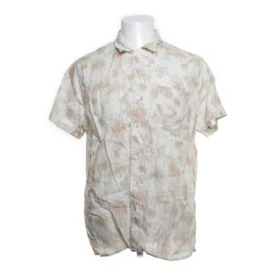 Short sleeve shirt (Beige, Multicolored) from Dstrezzed Linen