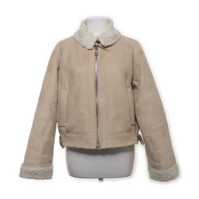 Shearlingjacka (Beige) från Pull & Bear
