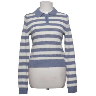 Tröja (Blå, Vit) från American Eagle Akryl, Bomull, Återvunnen polyester