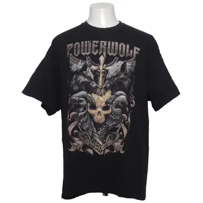 T-shirt (Zwart, Meerkleurig) van Gildan Katoen