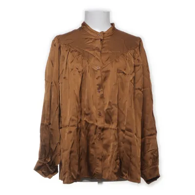Blus (Brun) från Solar Silke, Viskos