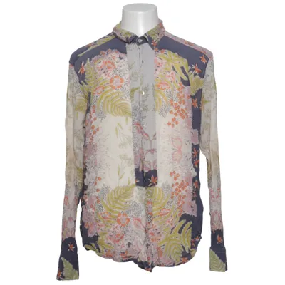 Shirt (Blue, Multicolored) from Re-HasH Cotton