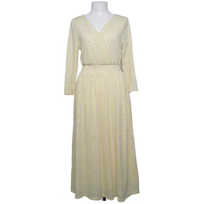Maxikjole (Gul, Flerfarvet) fra ONLY Elastan, Polyester