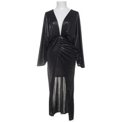 Långklänning (Svart) från Boohoo Night Elastan, Polyester