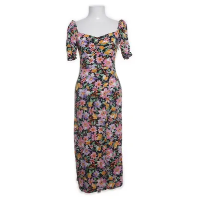 Robe longue (Noir, Multicolore) de Amisu Viscose
