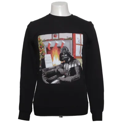 Collegetröja (Svart) från Star Wars Bomull, Polyester