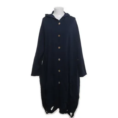 Capuchon jurk (Blauw) van New Collection Katoen, Elastaan