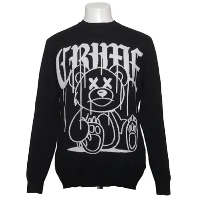 Pull-over (Noir, Blanc) de FSBN Polyamide, Polyester, Viscose