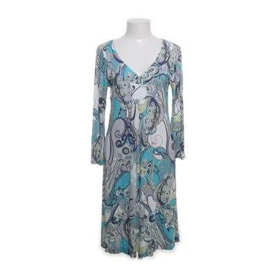 Klänning (Blå, Flerfärgad) från Vera Velour Elastan, Viskos