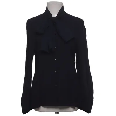 Strikblouse (Blauw) van Luna Elastaan, Viscose