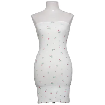 Dress (White, Red, Green) from Gina Tricot Organic cotton