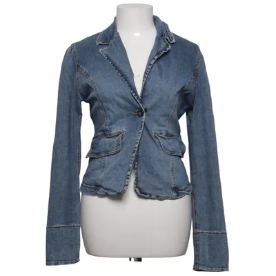 Jeansjacka (Blå) från Hot Kiss Bomull, Elastan