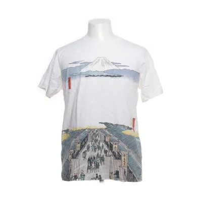 T-shirt (Hvid, Flerfarvet) fra Uniqlo Bomuld
