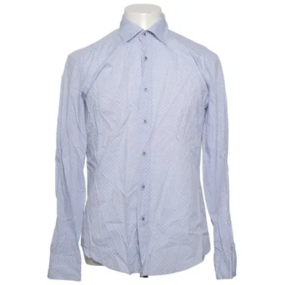Shirt (Blauw, Wit) van Pierre Cardin Katoen
