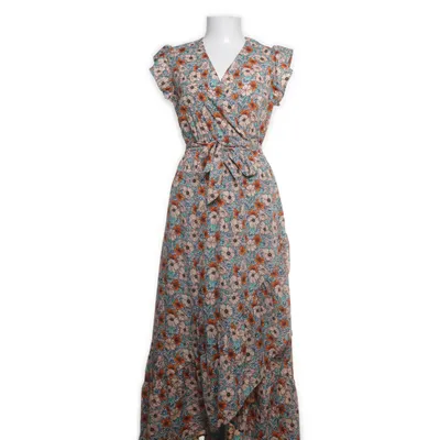 Omlottklänning (Blå, Flerfärgad) från Sfera Casual Polyester