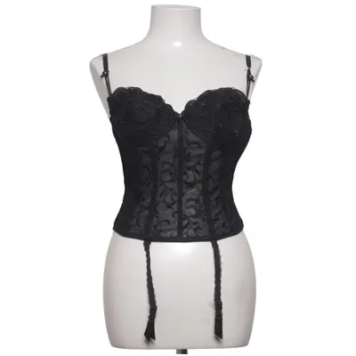 Corset (Black) from Valisere Elastane, Polyamide, Polyester