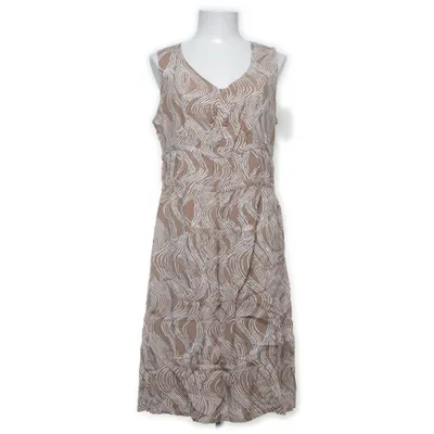 Klänning (Brun, Vit, Flerfärgad) från Micha Polyester, Viskos