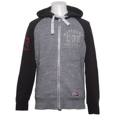 Sweat à capuche (Gris, Noir) de Superdry Track & Field Coton, Polyester