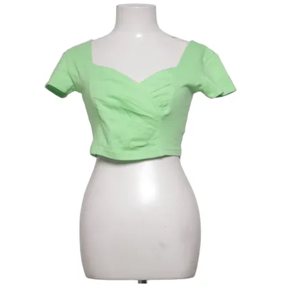 Crop top (Green) from Betty Blue Cotton, Elastane