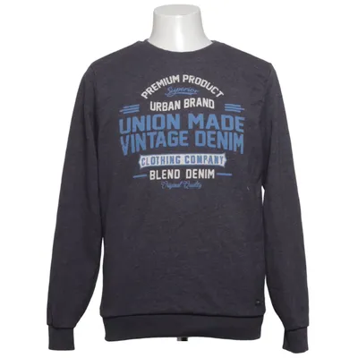 Sweatshirt (Gray) from Blend Cotton, Polyester