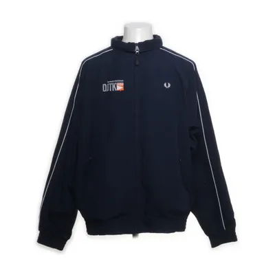 Sports jacket (Blue) from Fred Perry Cotton, Nylon, Polyester