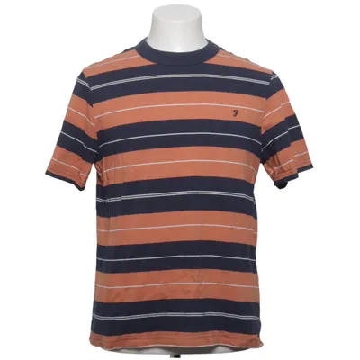 T-shirt (Blå, Brun) fra Farah Bomuld