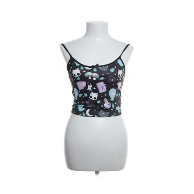 Crop top (Sort, Flerfarvet) fra Romwe