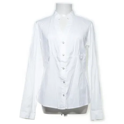 Blus (Vit) från ESPRIT Collection Bomull, Elastan, Polyamid