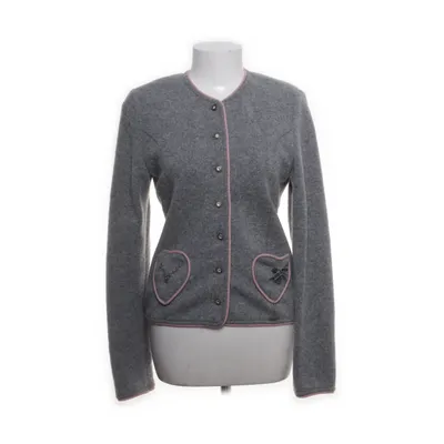 Cardigan (Grijs, Roze) van Giesswein Wol