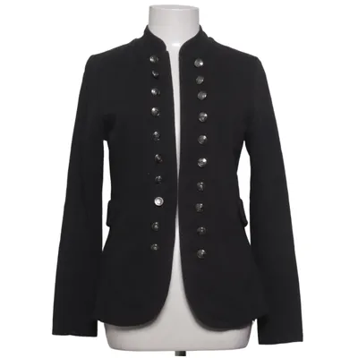 Jacke (Schwarz) von Black Story Baumwolle, Elasthan