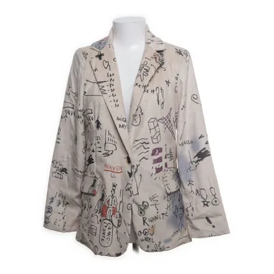 Blazer (Beige, Multicolored) from Zeta Otto Polyester