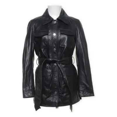 Läderkappa (Svart) från Mango Skinn, Polyester