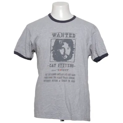 T-shirt (Grå, Blå) fra American Apparel