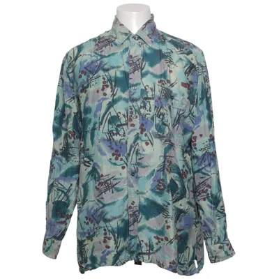 Shirt (Groen, Blauw, Meerkleurig) van Pusilk Zijde