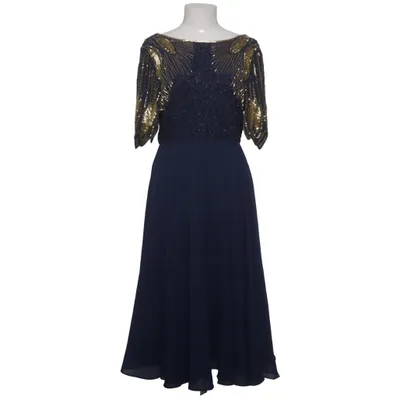 Evening gown (Blue, Gold) from Virgos Lounge Polyester