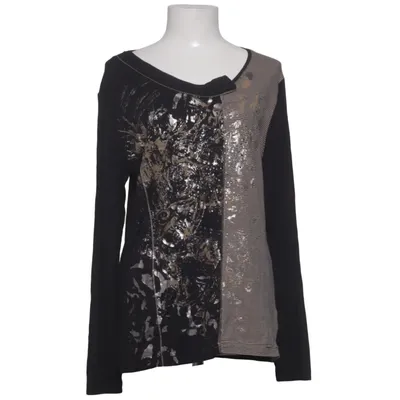 Lange mouwen shirt (Zwart, Beige, Meerkleurig) van Christa Probst Elastaan, Viscose