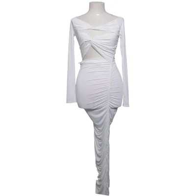 Maxikjole (Hvid) fra Fashion Nova Elastan, Polyester