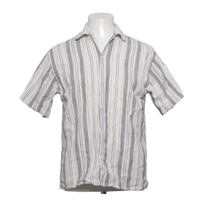 Chemise à manches courtes (Beige, Bleu) de Jack & Jones Coton