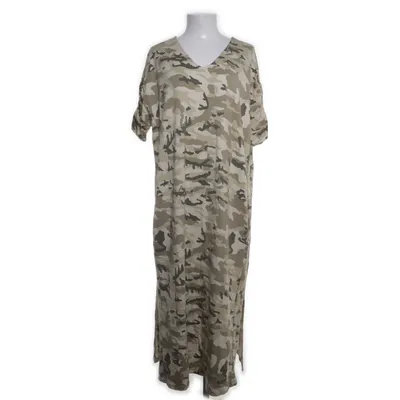 Dress (Beige, Green) from Cream Elastane, Viscose