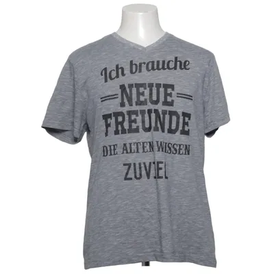 T-shirt (Grijs) van Much More Katoen, Polyester