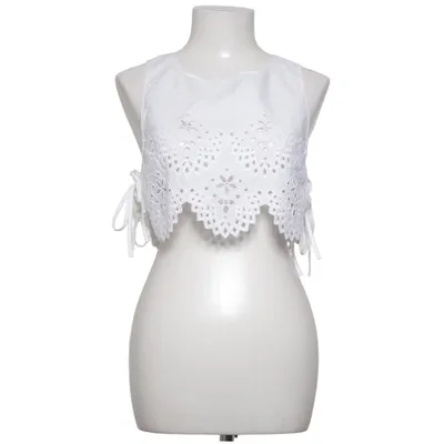 Crop top (Wit) van Ermanno Scervino Katoen